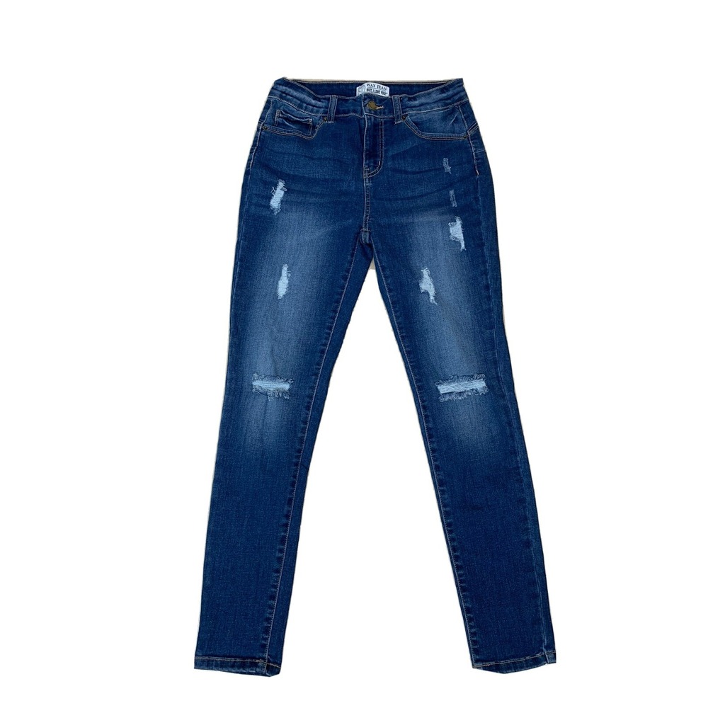 Wax Jean‎ Butt, I Love You! Mid Rise Denim Skinny Jeans Size 5/27 Approx 27x28